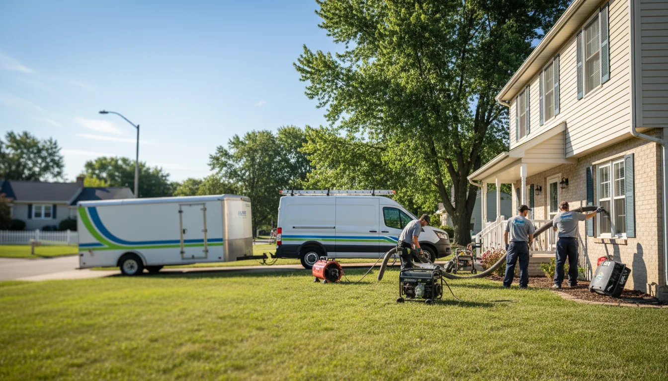 Flooded Basement Restoration And Cleanup With Repair in Edon, OH near me